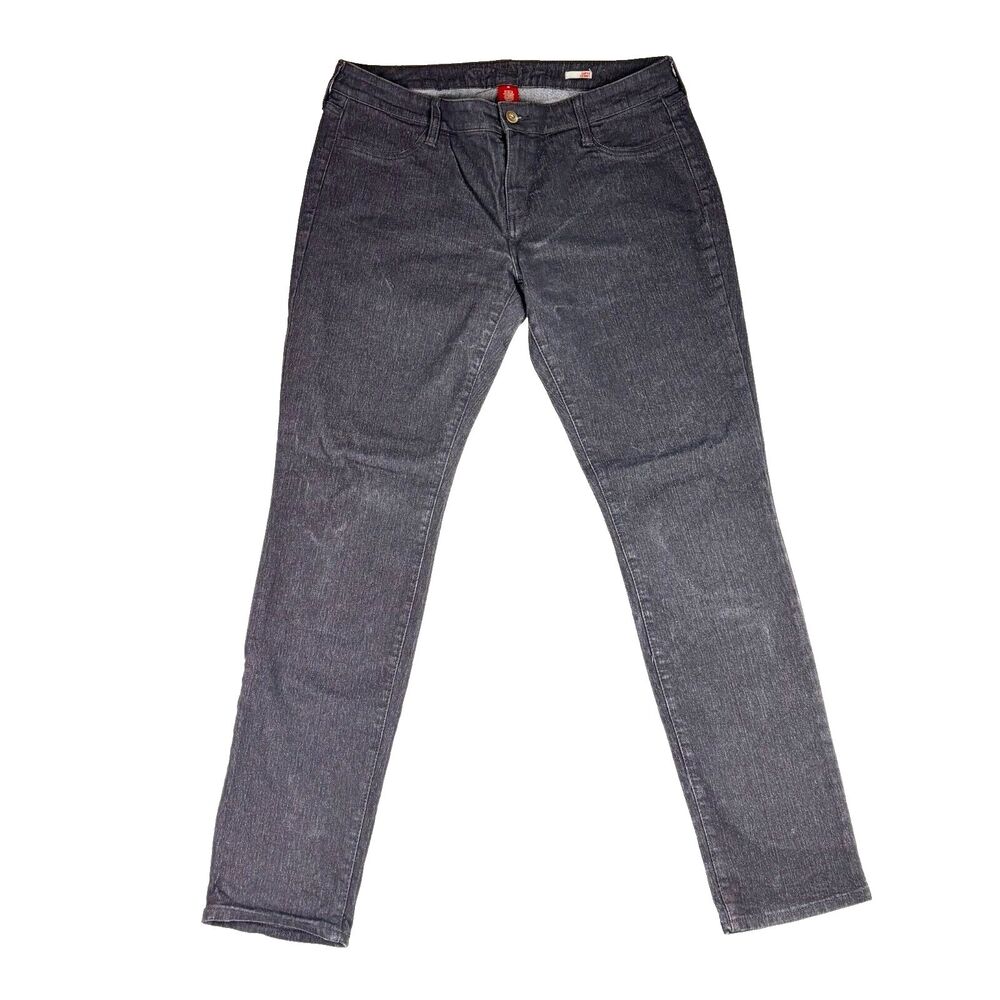 Arizona Jeans Womens 15 Super Skinny Juniors Stretch Black Dark Wash
